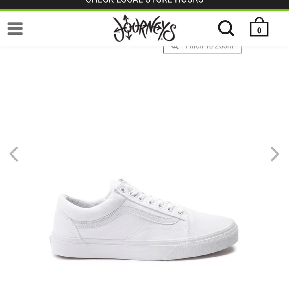 Vans/Women’s size 10/Men’s size 8.